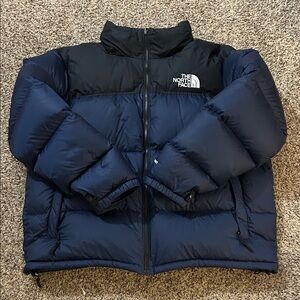 The North Face Navy and Black Puffer Jacket